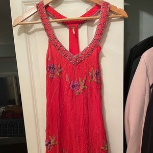 Free people red dress